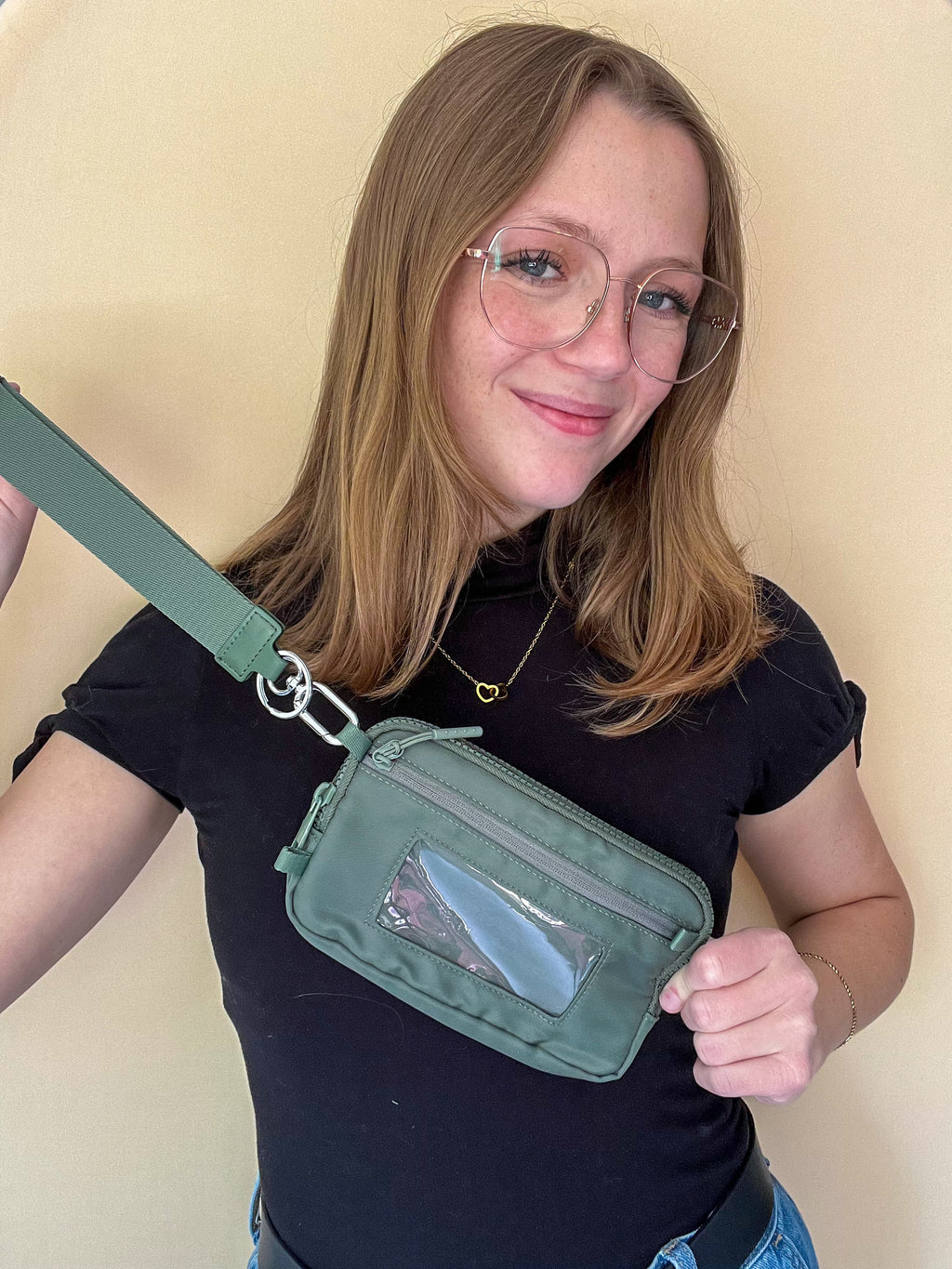 Convertible Crossbody & Wristlet Wallet Bag