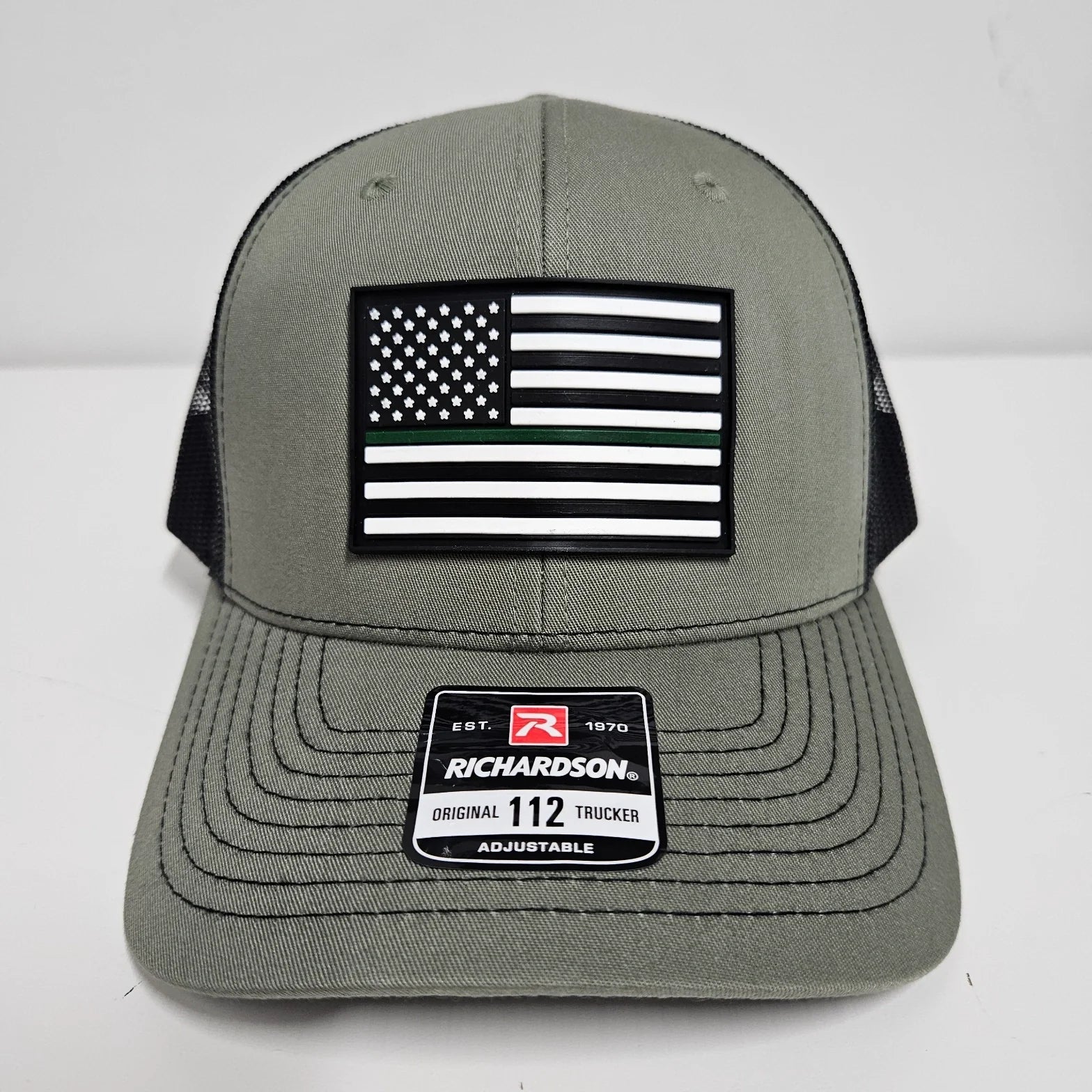 Richardson 112 Hat with PVC American Flag