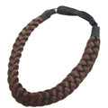 MEDIUM BROWN w/ AUBURN 4/33 BRAIDED HEADBAND