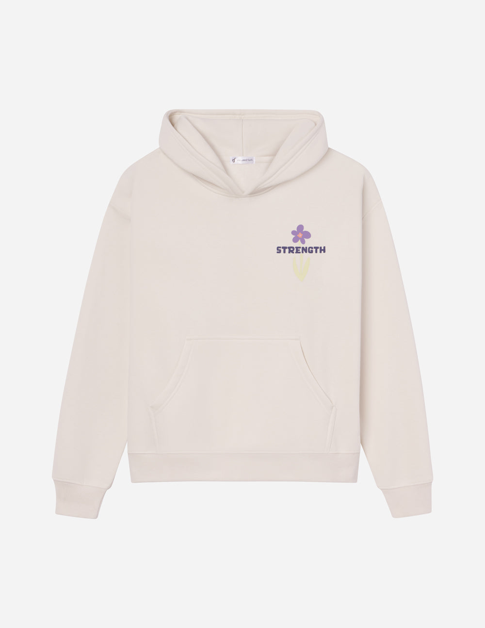My Strength Floral Hoodie