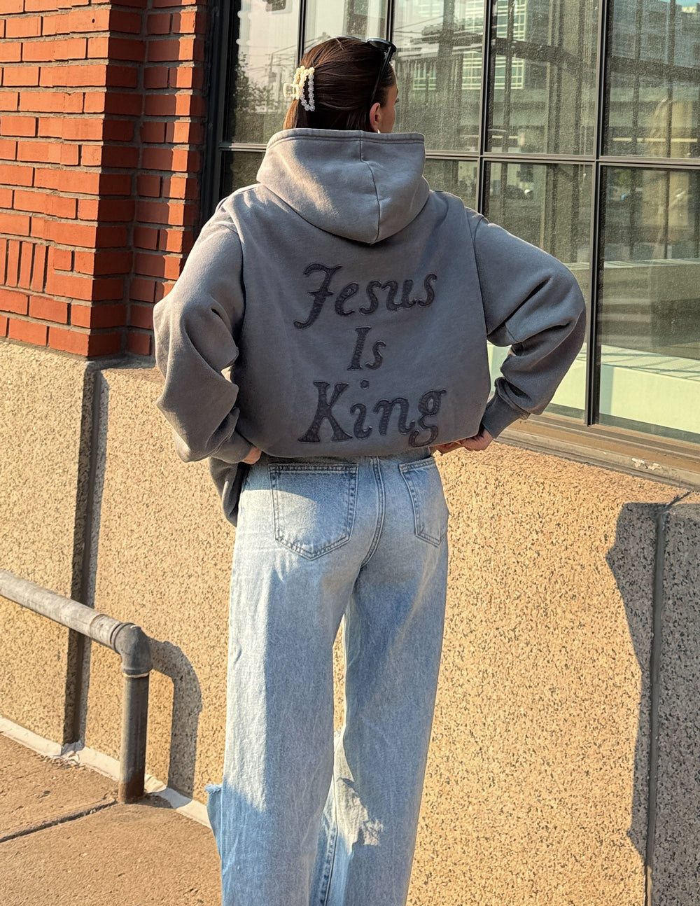 Not Sorry Jesus Is King Hoodie