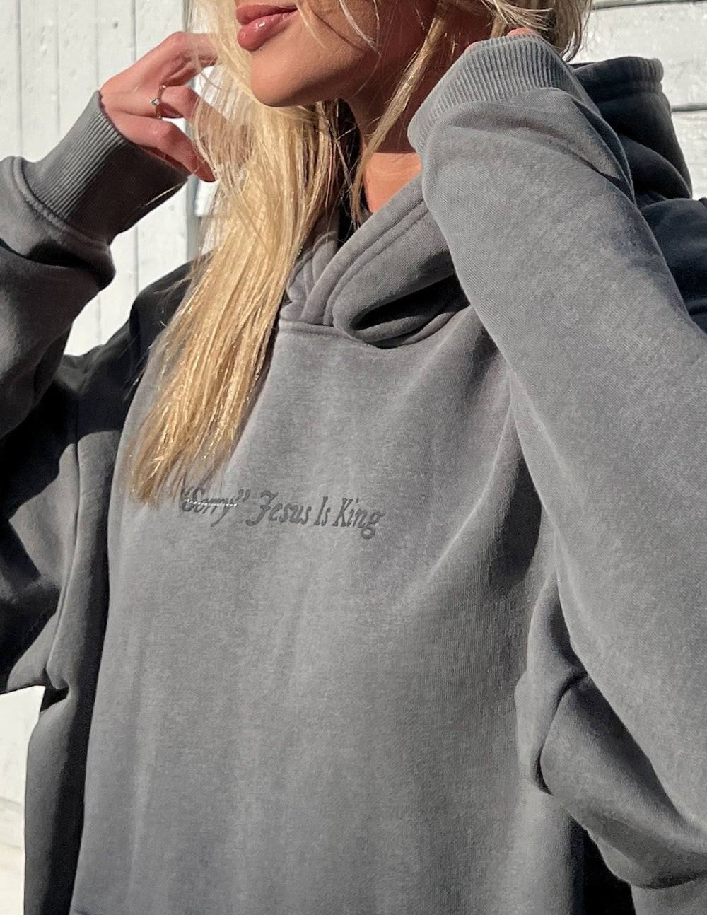 Not Sorry Jesus Is King Hoodie
