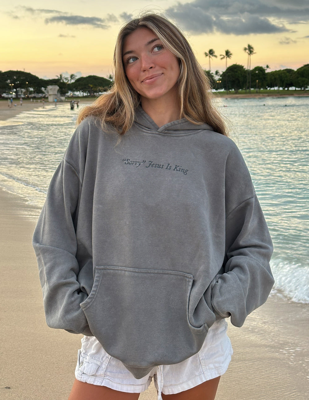 Not Sorry Jesus Is King Hoodie