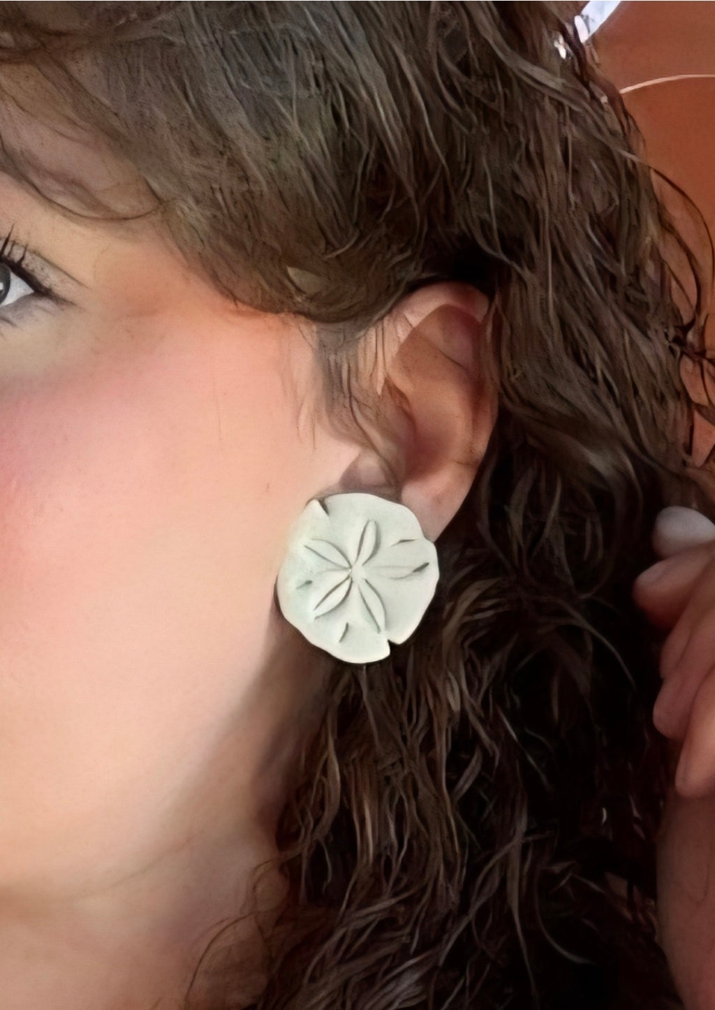 Sand Dollar Statement Studs