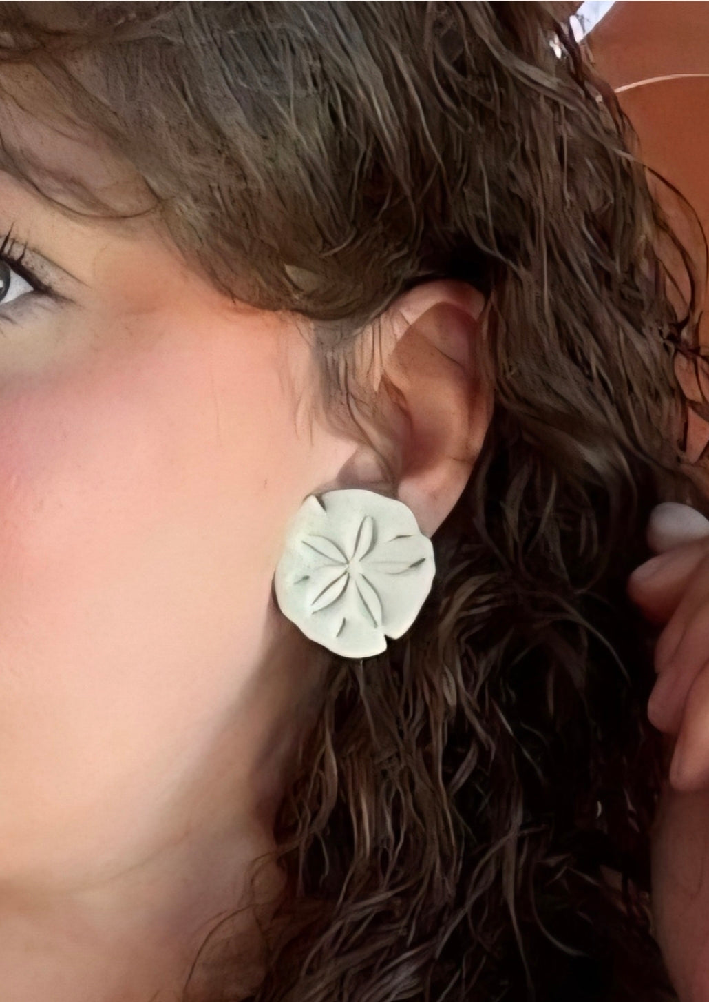 Sand Dollar Statement Studs