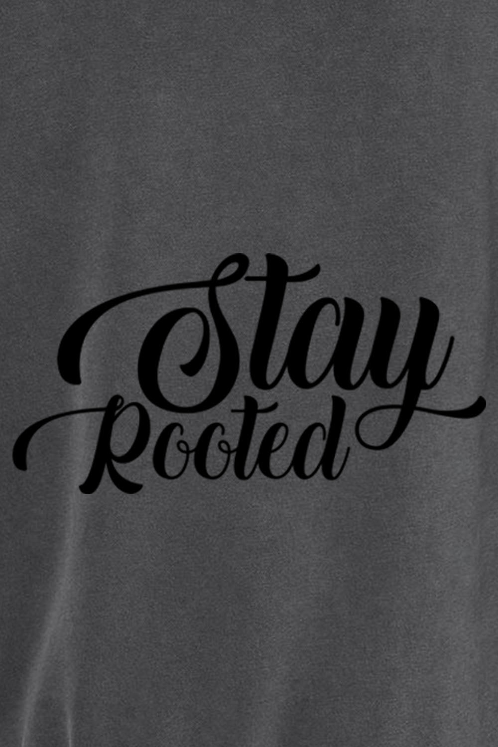 Stay Rooted Unisex Pigment-Dyed Hoodie