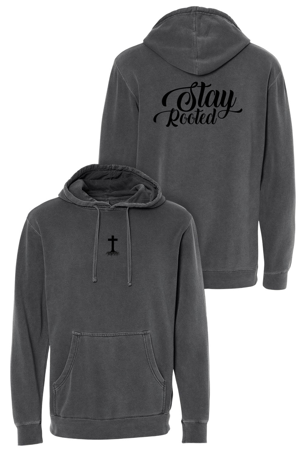 Stay Rooted Unisex Pigment-Dyed Hoodie