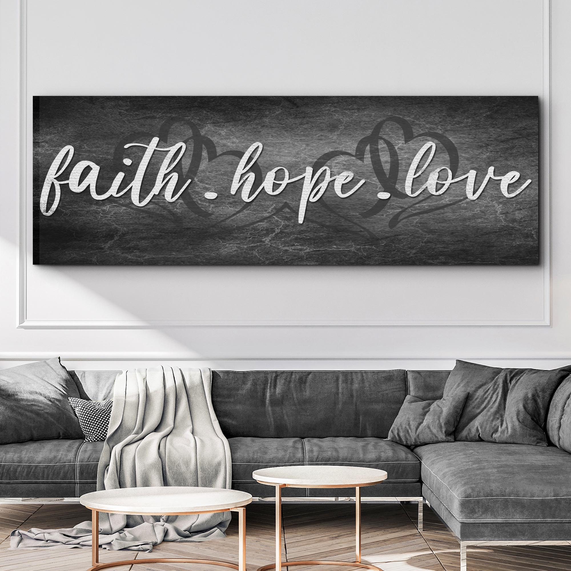 Faith, Hope, and Love Sign