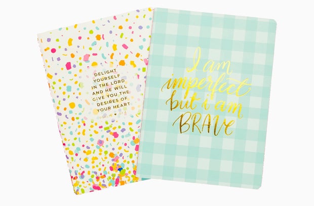 Confetti Gingham Notebook Set