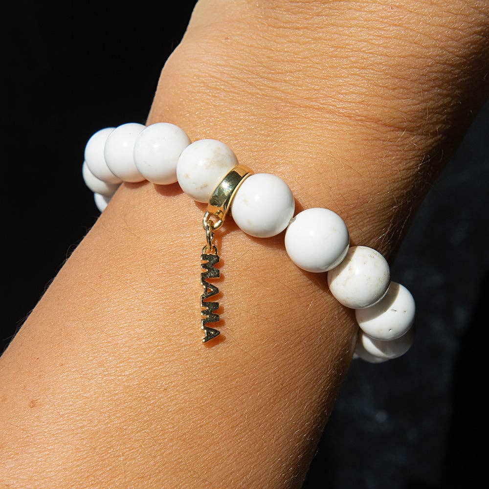 Mama Gold Bar Charm