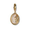 Sun Charm, Mother of Pearl, Charm Bar, Bag Charm