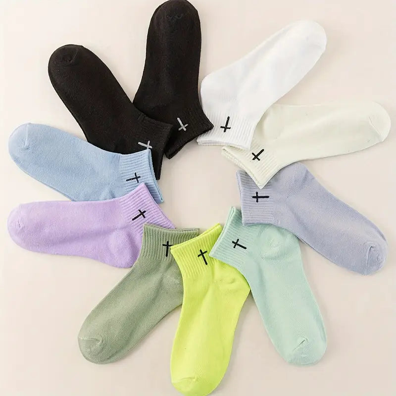 Cross Socks - Quarter Crew Christian Socks