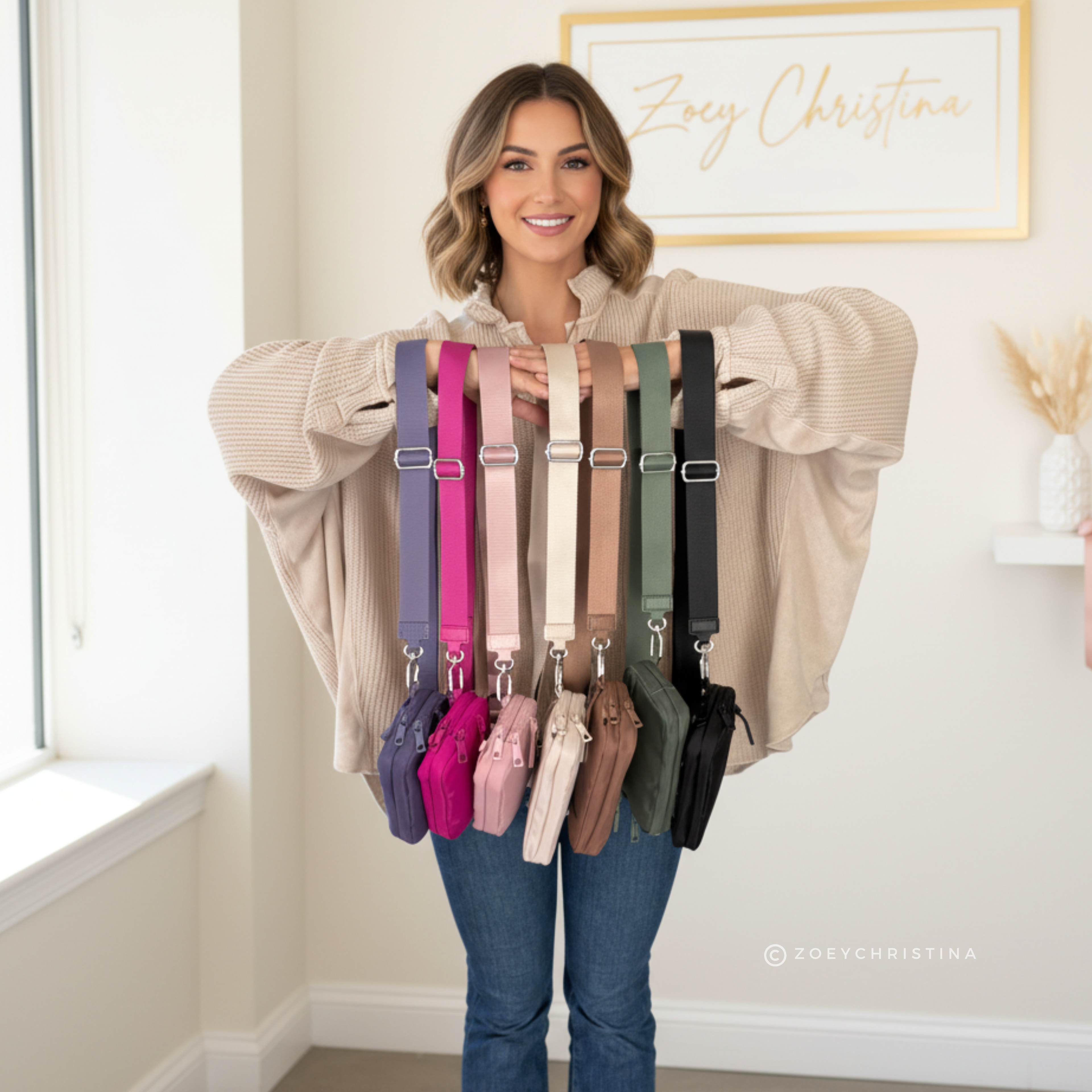 Convertible Crossbody & Wristlet Wallet Bag