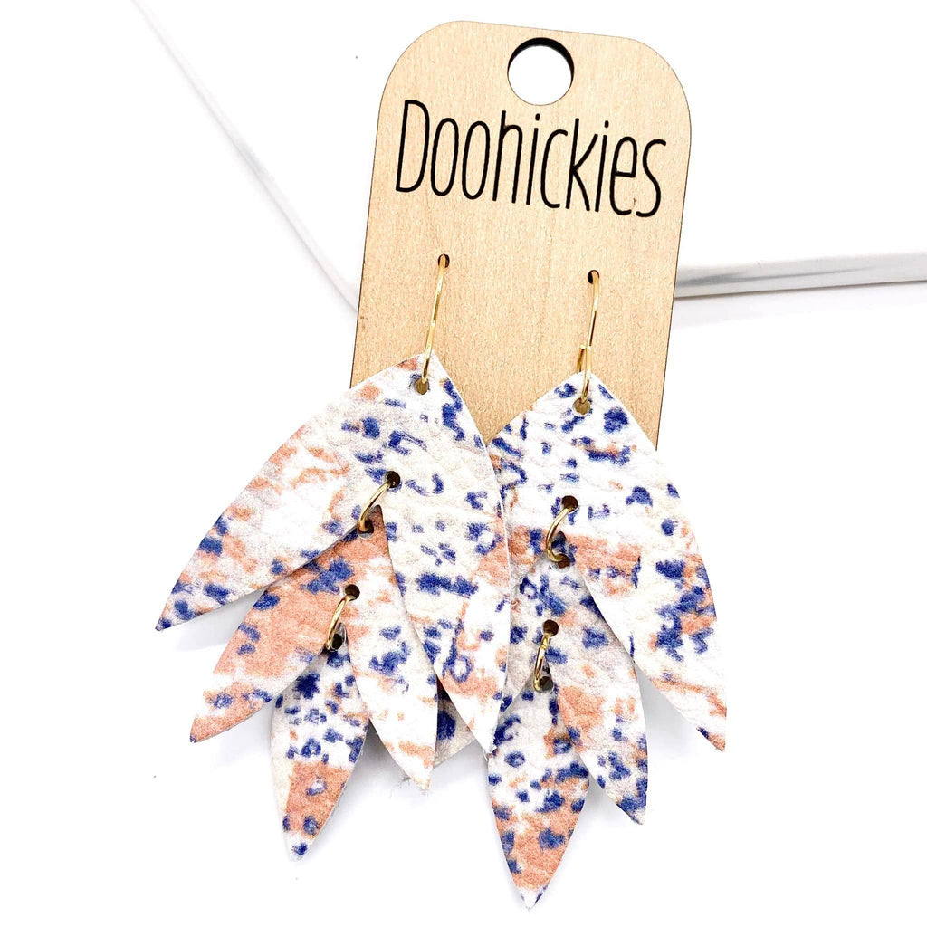 Boho Chic Lilli Belle Leather Earrings