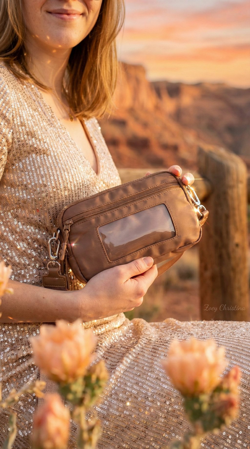Convertible Crossbody & Wristlet Wallet Bag