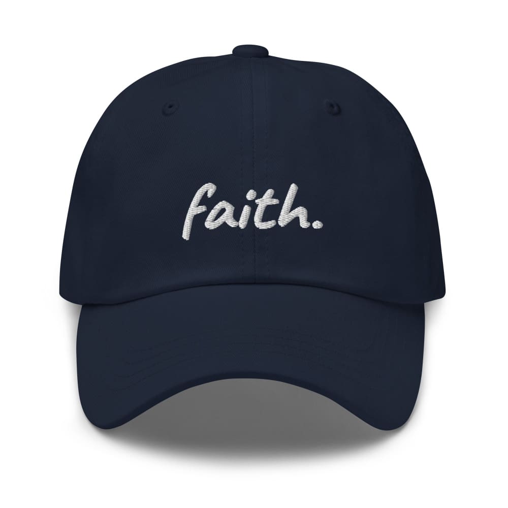 Faith Scribble Christian Cotton Baseball Cap