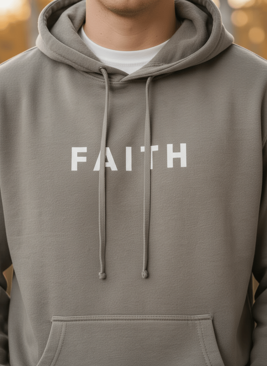 Faith Unisex Pigment-Dyed Hoodie