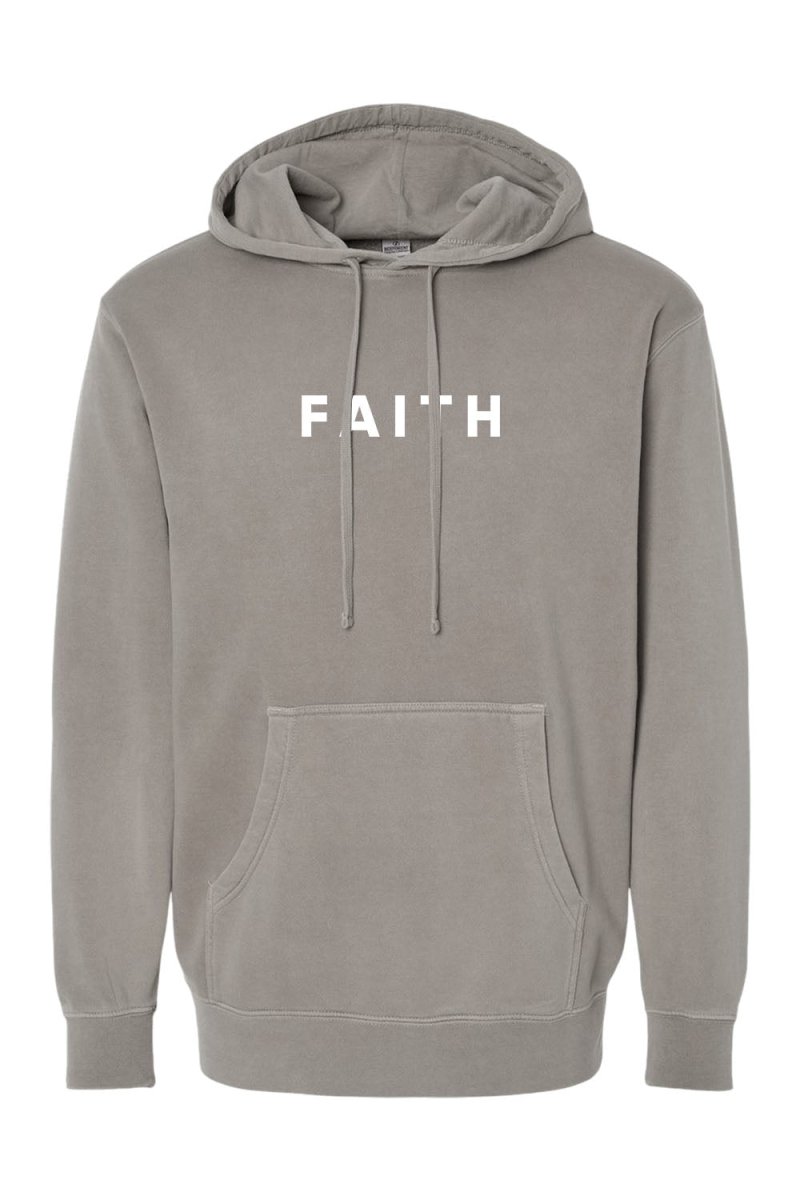 Faith Unisex Pigment-Dyed Hoodie