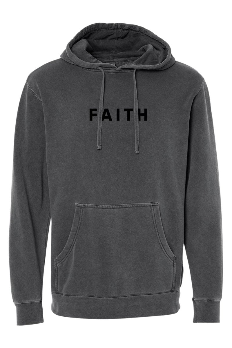 Faith Unisex Pigment-Dyed Hoodie
