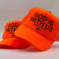 God is With Us Foam Trucker - Neon Orange