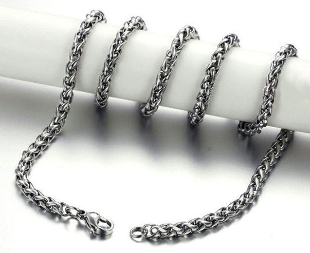 Handmade Three Crosses Dog Tag Necklace
