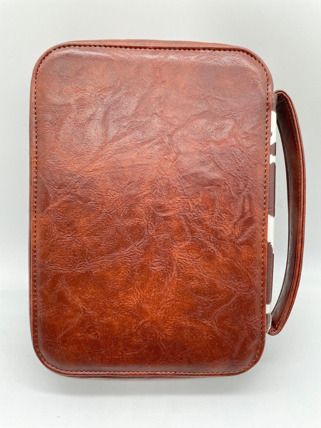 Cow Print Lux Leather Bible Case