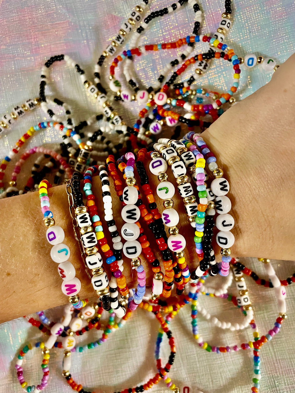 Jesus Stackable Beaded  Friendship Bracelets