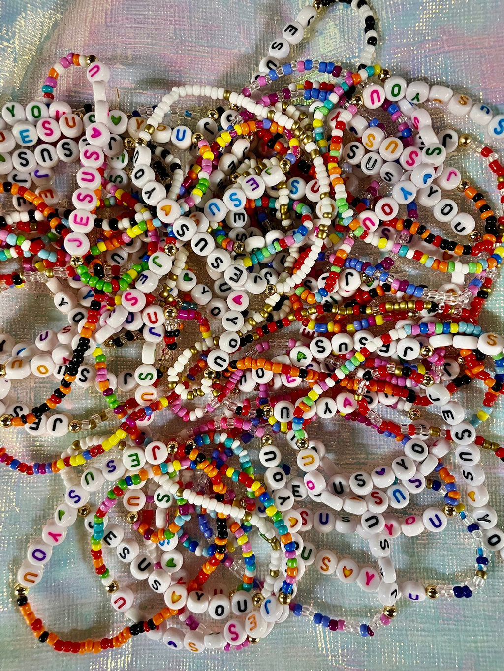 Jesus Stackable Beaded  Friendship Bracelets