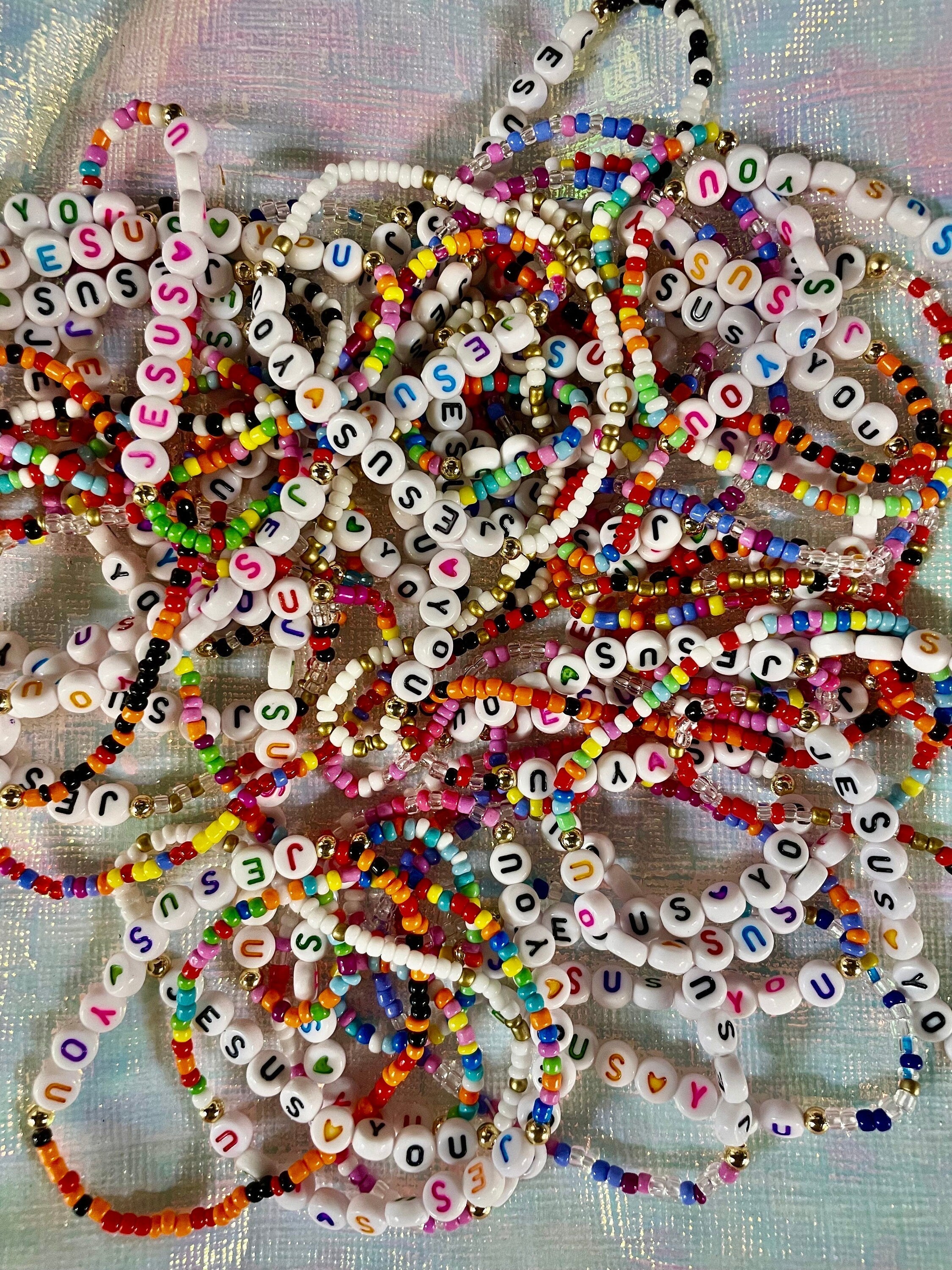 Jesus Stackable Beaded  Friendship Bracelets