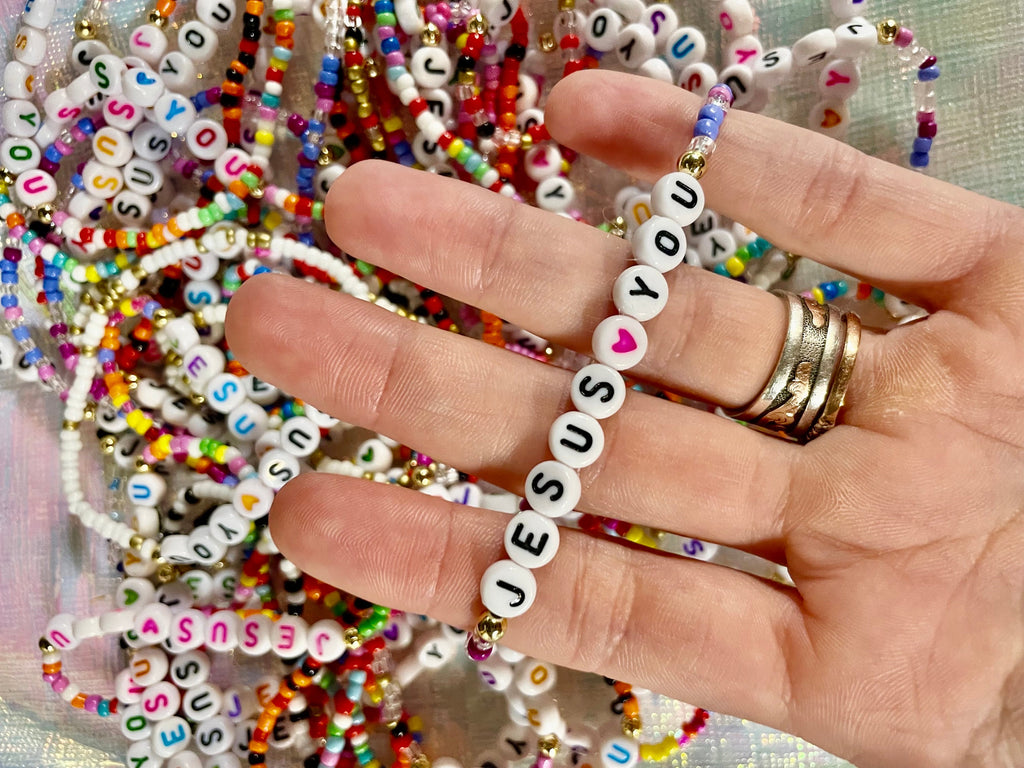 Jesus Stackable Beaded  Friendship Bracelets
