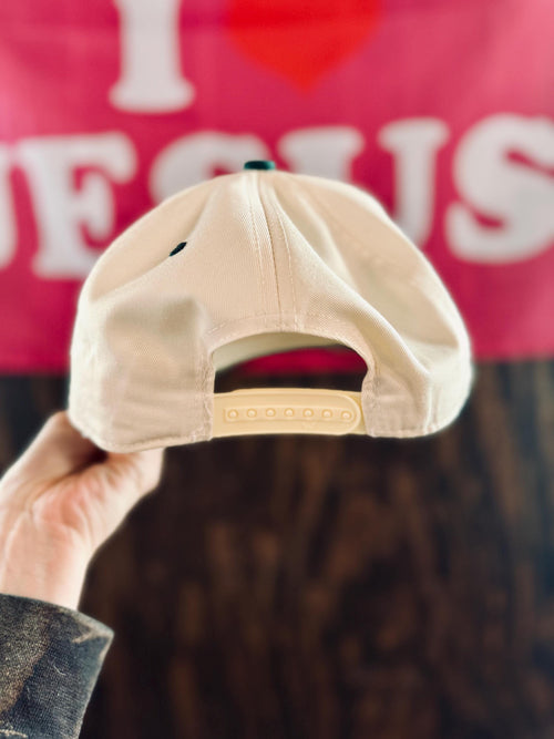 By His Grace Bow Embroidered Hat