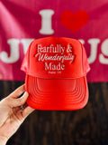 Fearfully And Wonderfully Made Embroidered Foam Trucker Hat
