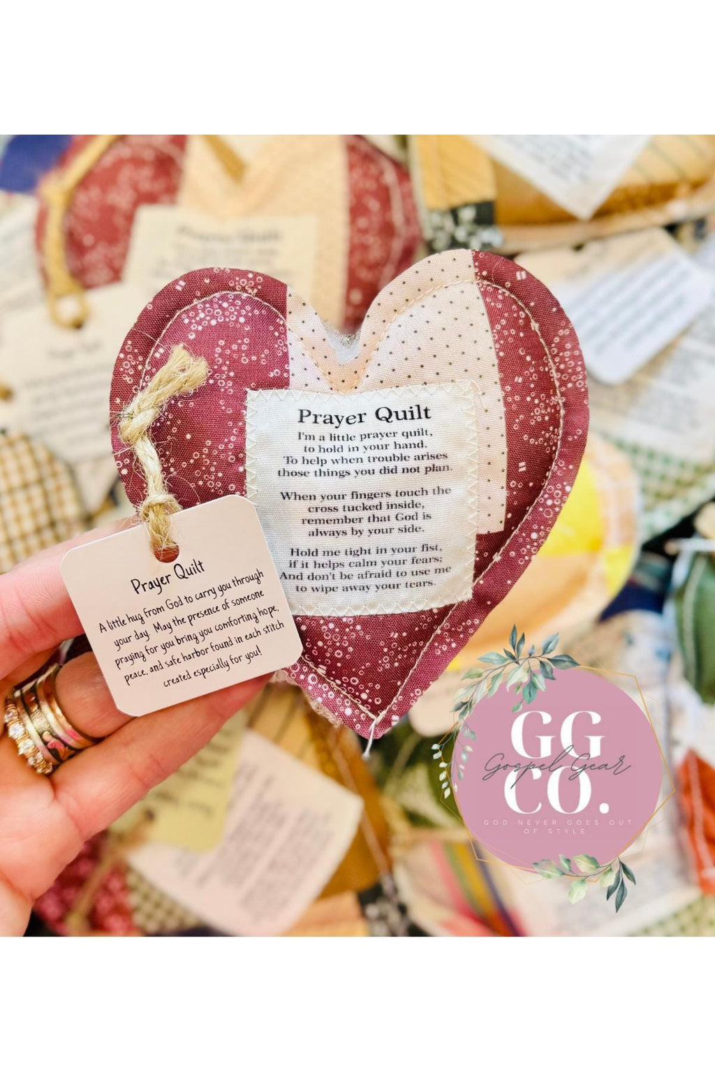Faith In Your Hands Handmade Pocket Prayer Quilt