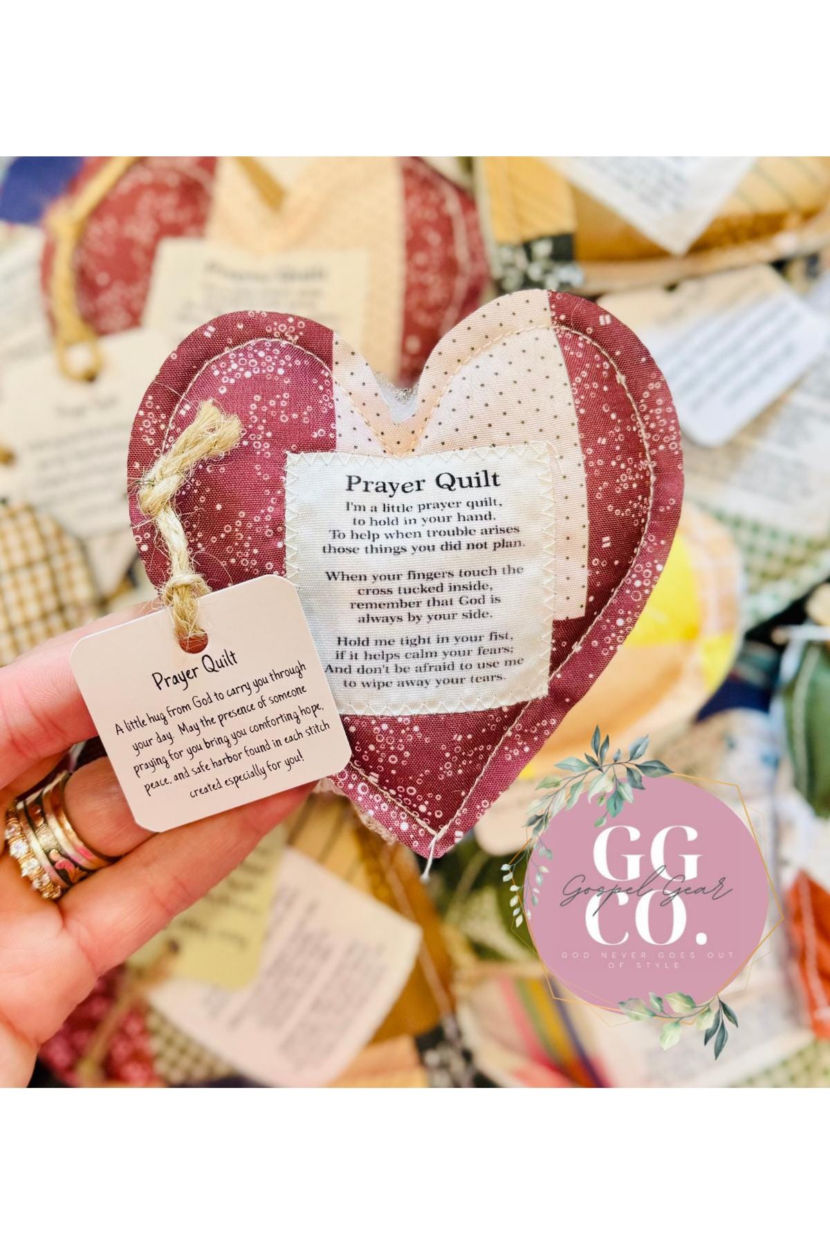 Faith In Your Hands Handmade Pocket Prayer Quilt