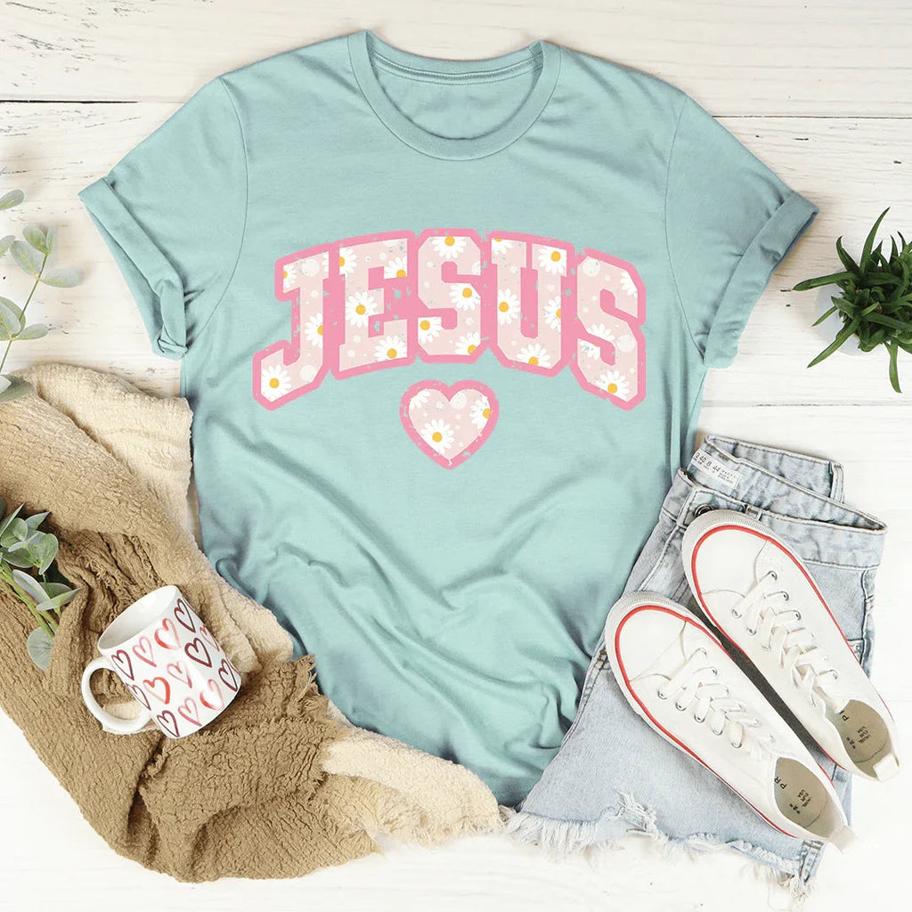 Jesus Floral Tee
