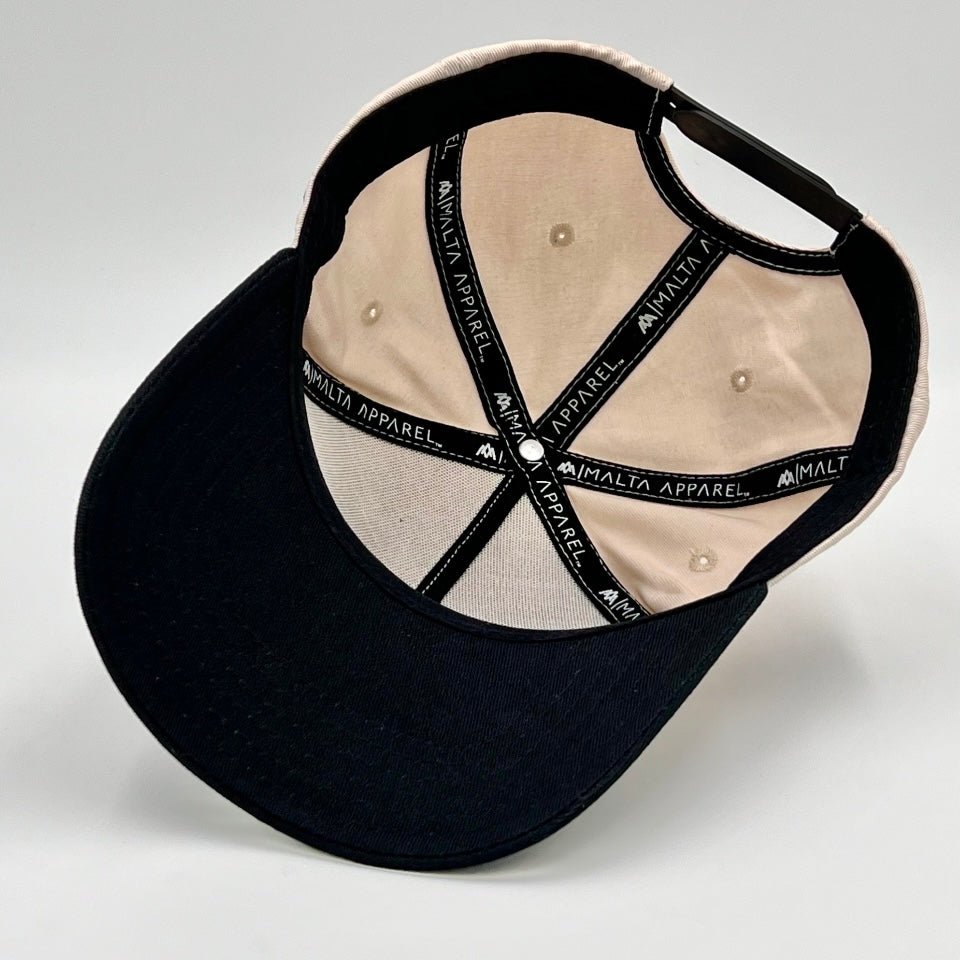 "JUST JESUS" Premium SnapBack - Cream/Black
