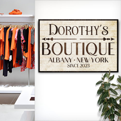 Boutique Sign IV