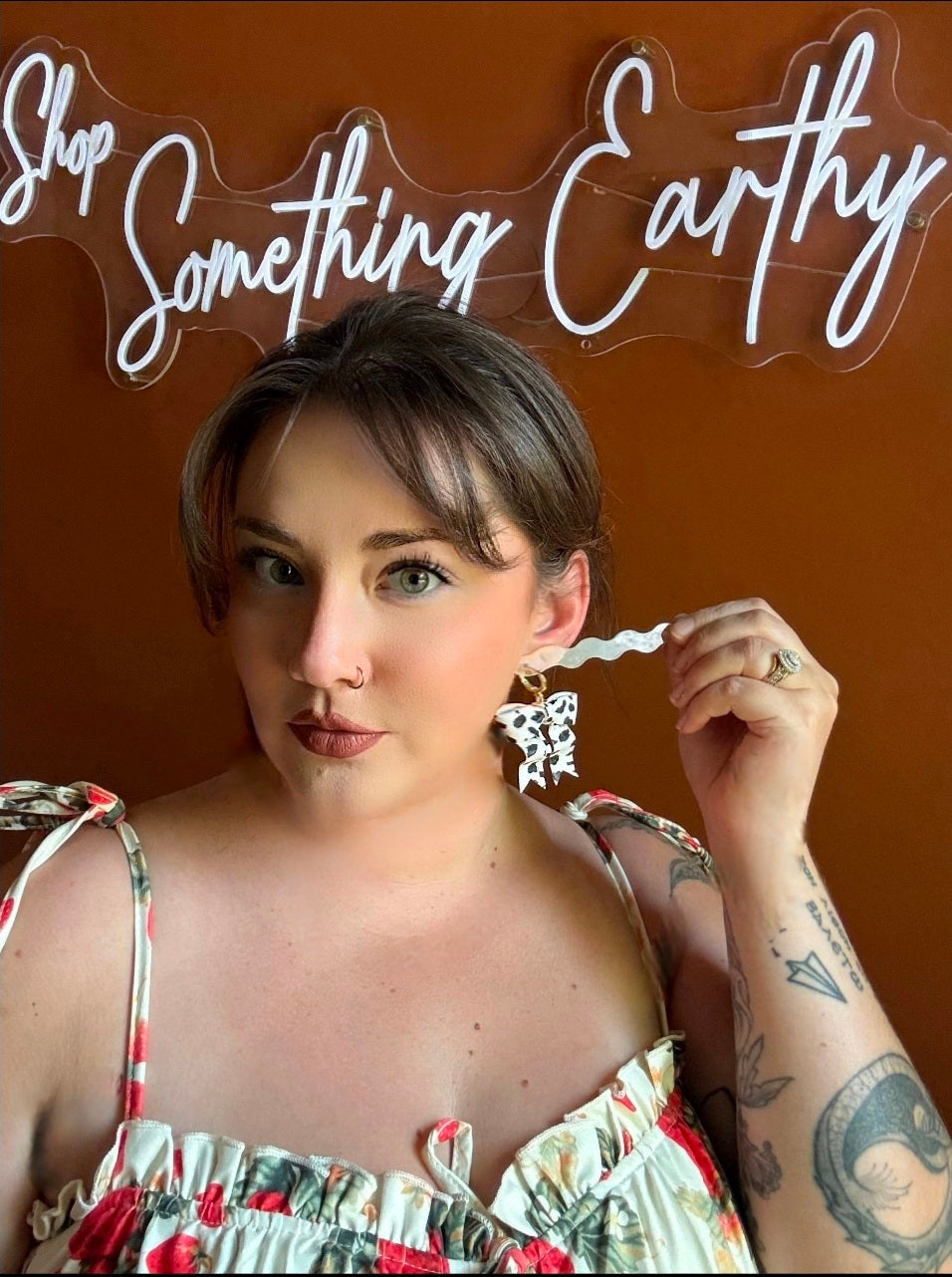Cow Print Bows