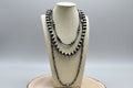 Western Faux Sterling Pearl Necklace Set - 18, 22 and 26 inch set